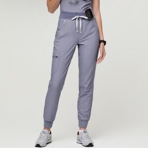 Figs Vapor Blue Zamora Jogger Scrub Pants Size Small